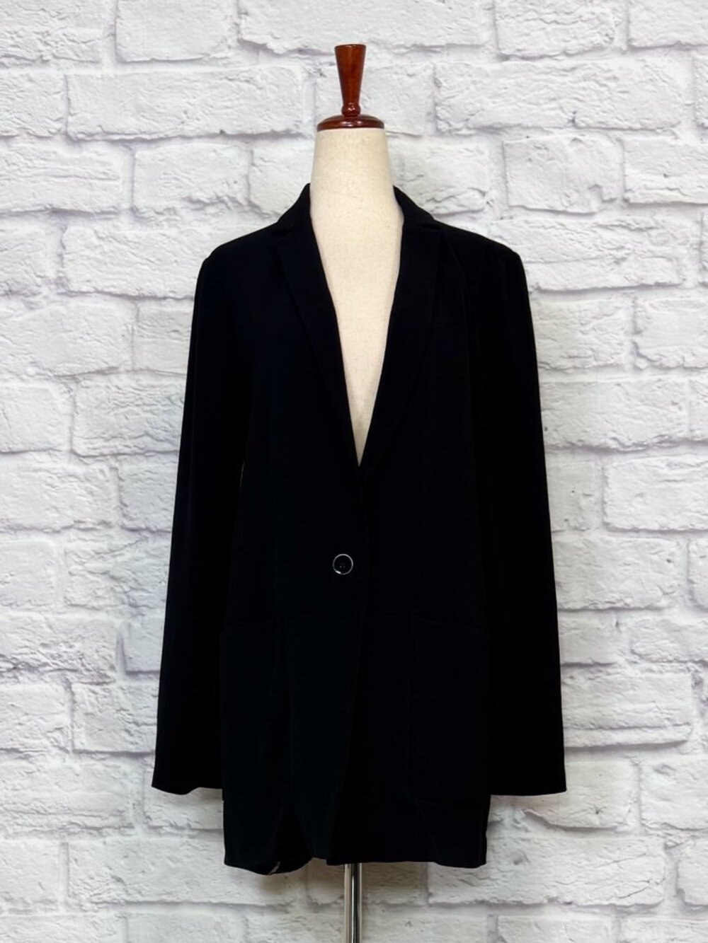 Anthropologie Cartonnier Black Longline Blazer